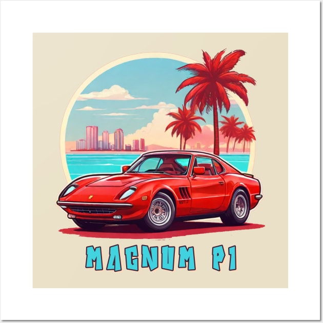 Magnum pi Wall Art by Moulezitouna